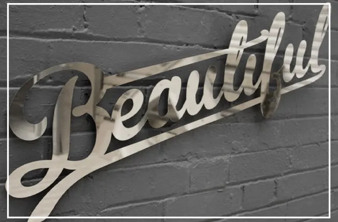 Letras en metal Cali